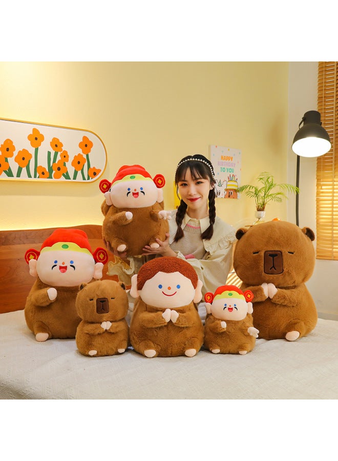 Internet Celebrity Creative Doll Balacapi Plush Toy Doll Kidsren's Birthday Gift Doll Pillow Wholesale-Color:God Of Wealth-Height:35cm0.49kg - Image 2