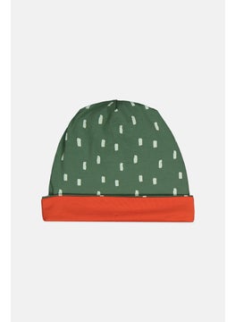 Tchibo Kids Boy Reversible Bonnet, Olive 