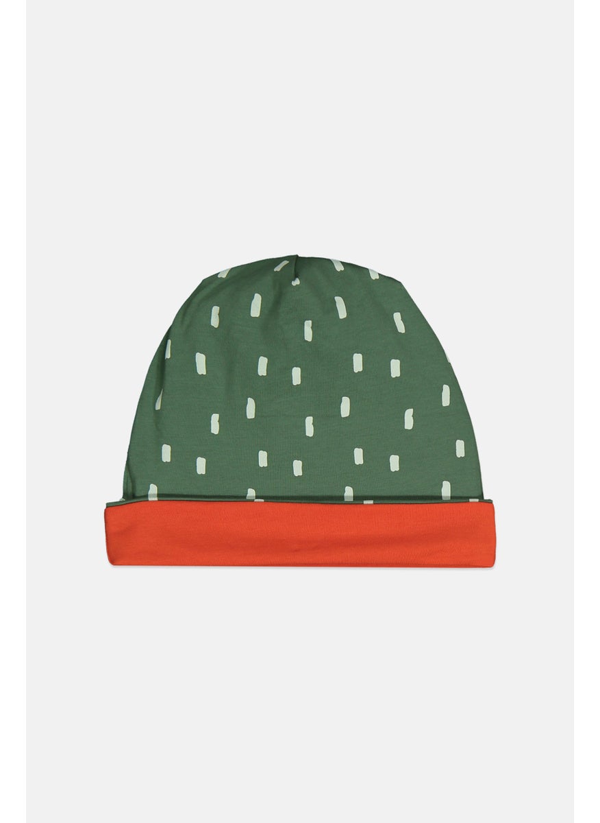 Tchibo Kids Boy Reversible Bonnet, Olive 