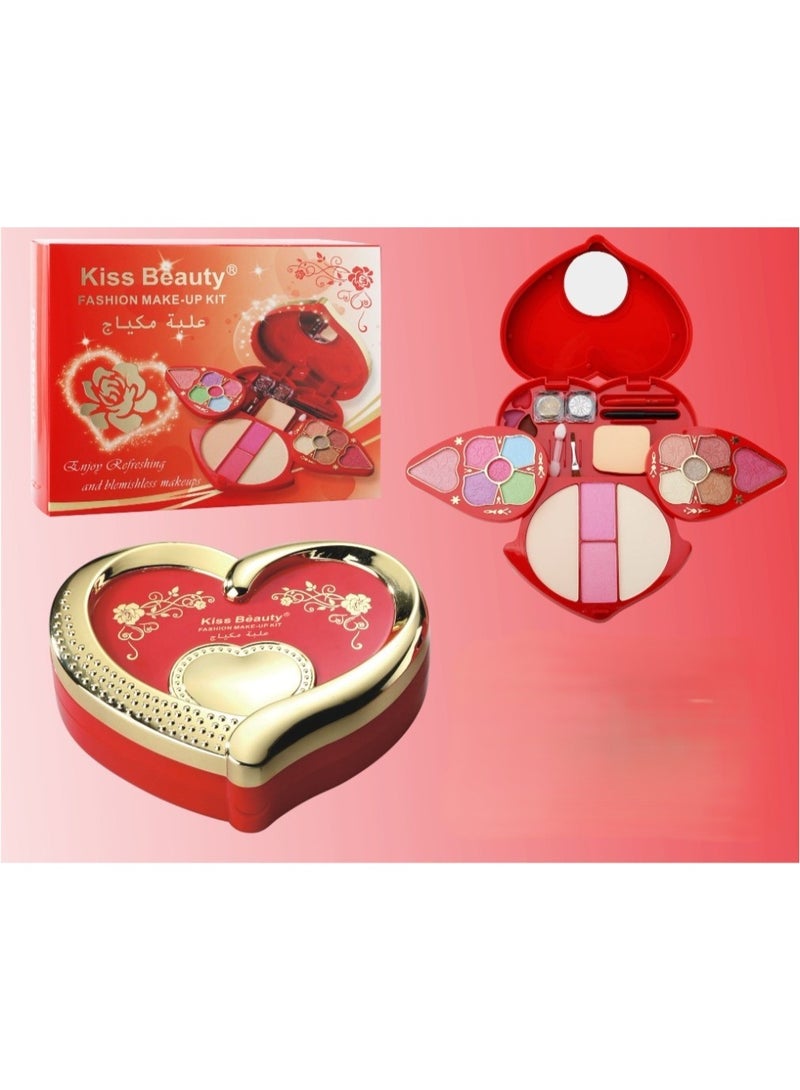 Kiss Beauty Fashion Make-Up Kit | Fresh & Flawless Look | Romantic Makeup Gift Set - Image 1