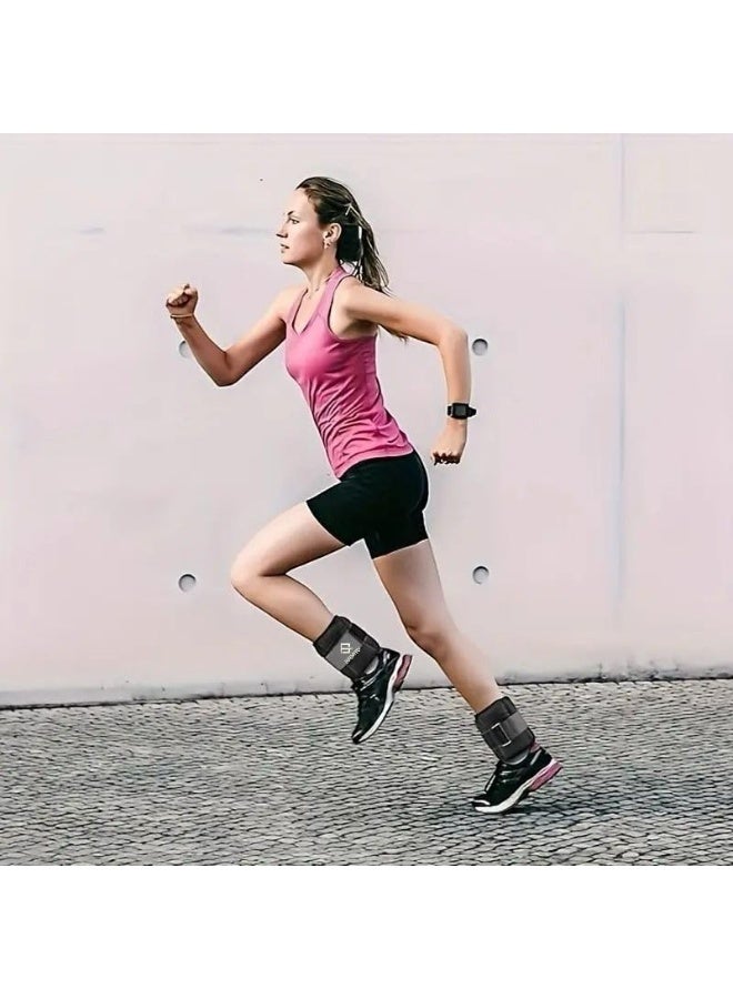 SportQ 2 Pack Wrist and Ankle Weights Adjustable Weight with Bags – Soft & Comfortable Material, Strong, Suitable for Running, Yoga, Physical Therapy, Strength Training for Men & Women - Image 4