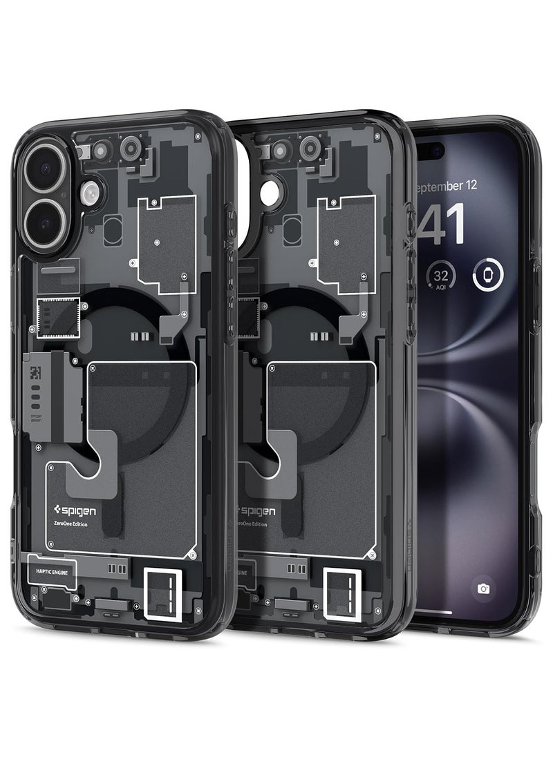 Spigen Ultra Hybrid MagFit for iPhone 16 Case Cover with MagSafe (2024) - Zero One  - Image 1
