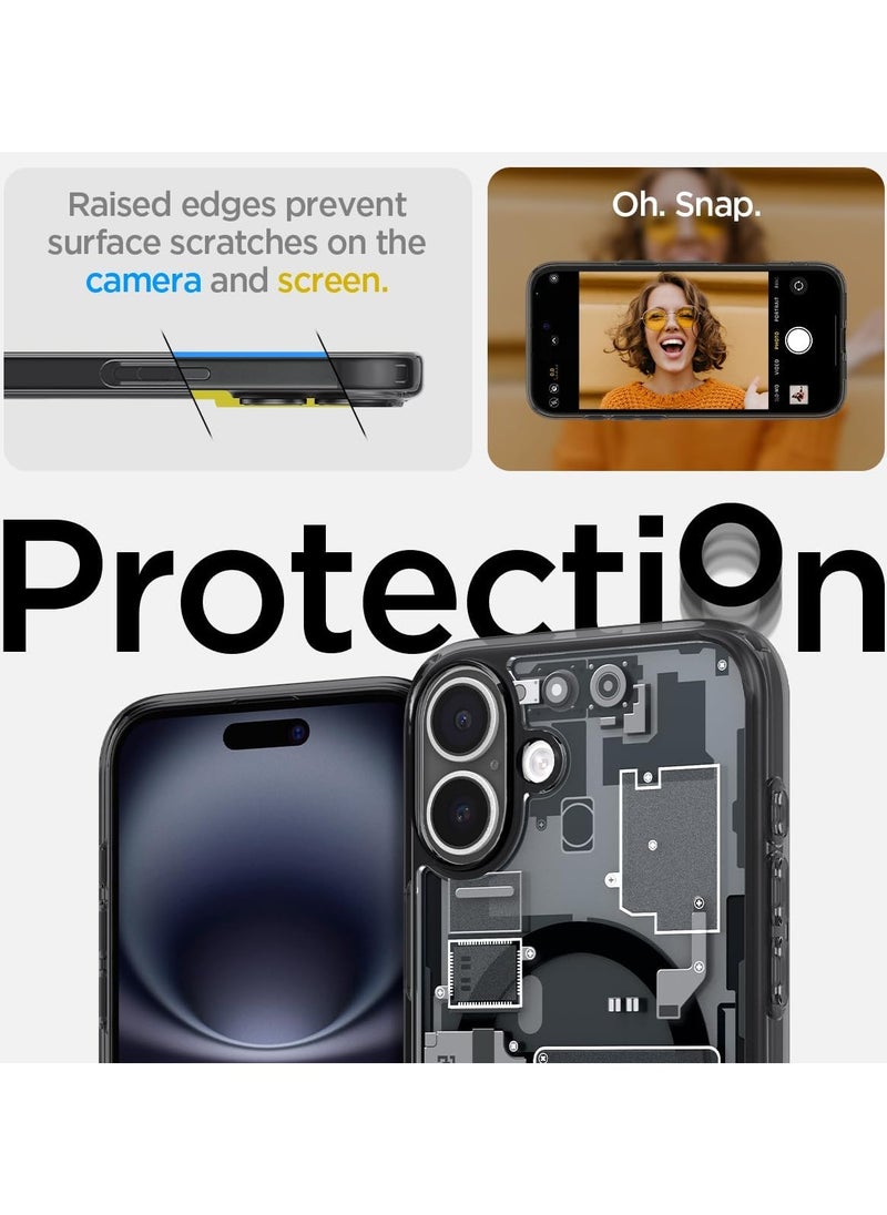 Spigen Ultra Hybrid MagFit for iPhone 16 Case Cover with MagSafe (2024) - Zero One  - Image 4