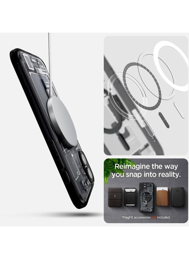 Spigen Ultra Hybrid MagFit for iPhone 16 Case Cover with MagSafe (2024) - Zero One  - Image 5
