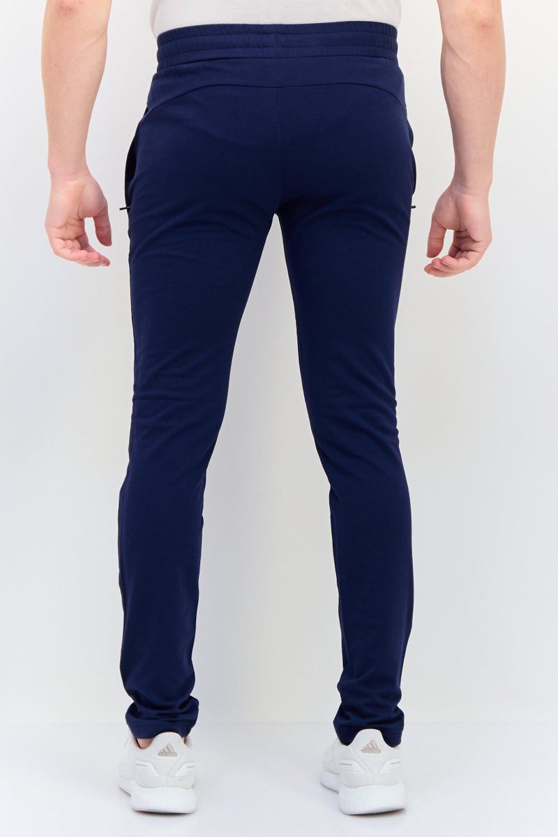 PUMA سروال رياضي للرجال مع حبل سحب، خارجي، لون كحلي - Image 3