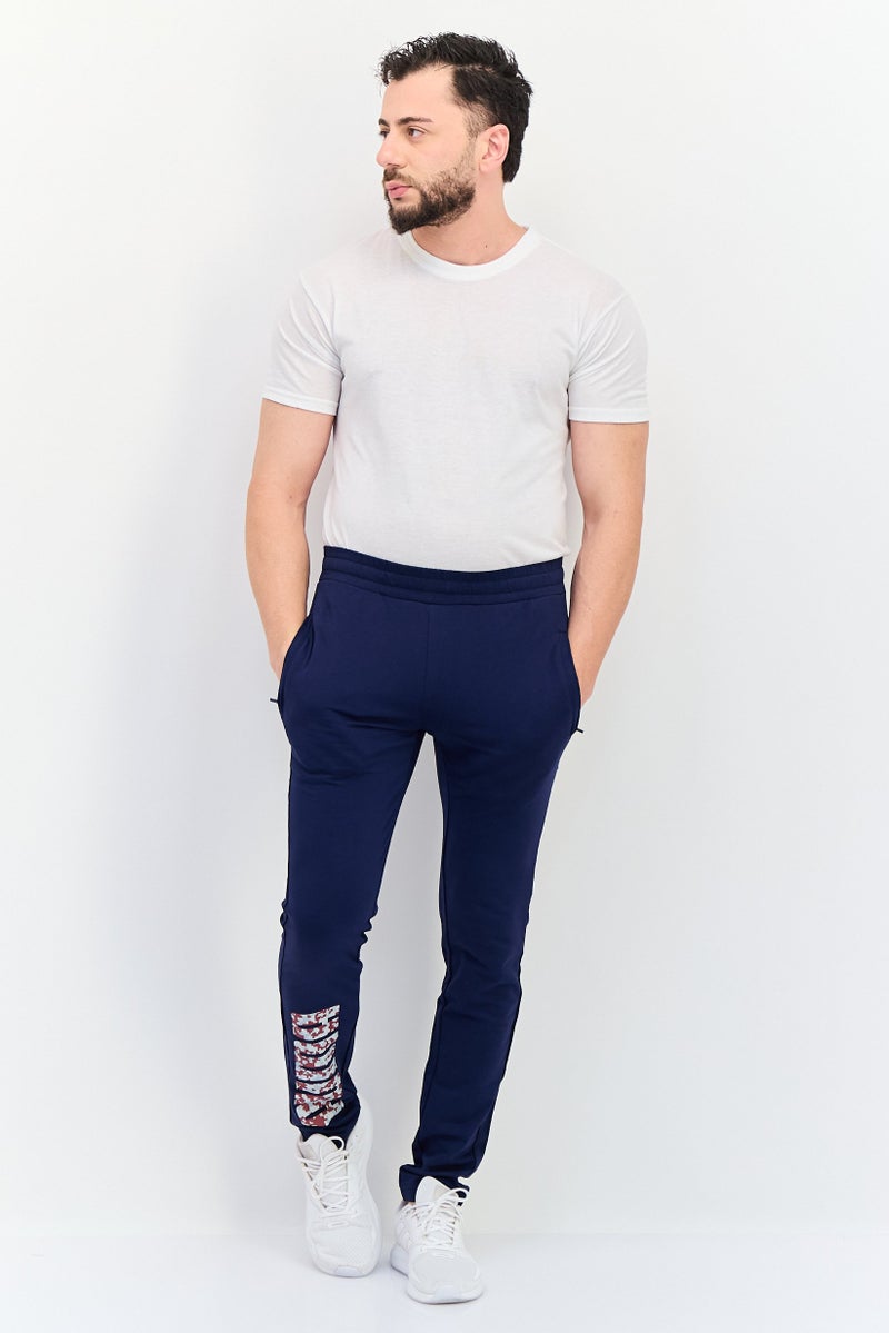 PUMA سروال رياضي للرجال مع حبل سحب، خارجي، لون كحلي - Image 4