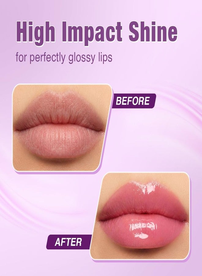 Million Colors So Juicy Lip Gloss Infused With Castor Oil and Vitamin E| Long Lasting and Extra Hydrating| Light Weight and Non-Sticky(Pink Petal, 01) - Image 3