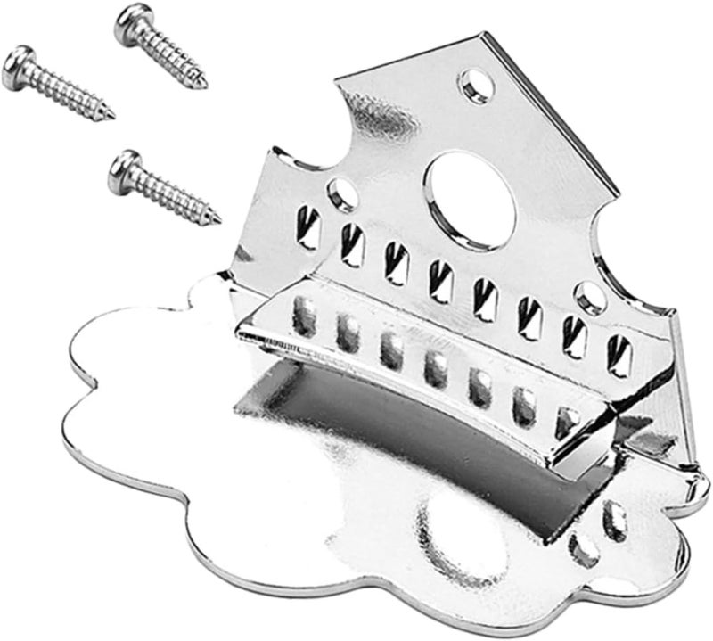 VICASKY 1set String Mandolin Tailpiece Cloud Shape Metal String Accessory Easy to Install Enhances Sound Quality for Mandolin Instruments Replacement Part - Image 1