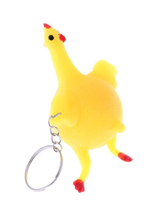 نيبمينينت مجموعة سلاسل مفاتيح بتصميم دجاجة إسفنجية مكونة من 5 قطع . 11x7.5سم - Image 1