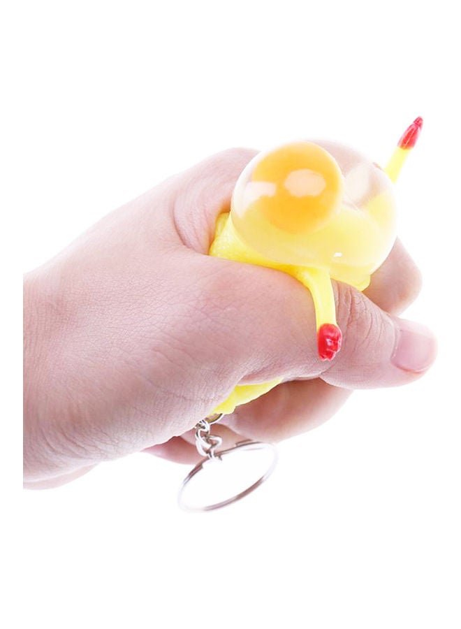 نيبمينينت مجموعة سلاسل مفاتيح بتصميم دجاجة إسفنجية مكونة من 5 قطع . 11x7.5سم - Image 2