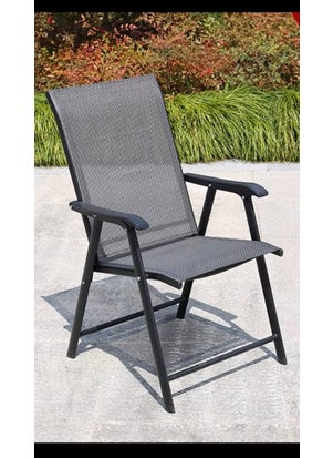 NYTRYD NYTRYD Chair Recliners Heavy Duty Garden Chair Folding Adjustable Sun Lounger ZeroGravity Seat for Outdoor Patio Deck Lawn Camping Relaxing Chair Support 150kg  - Image 2