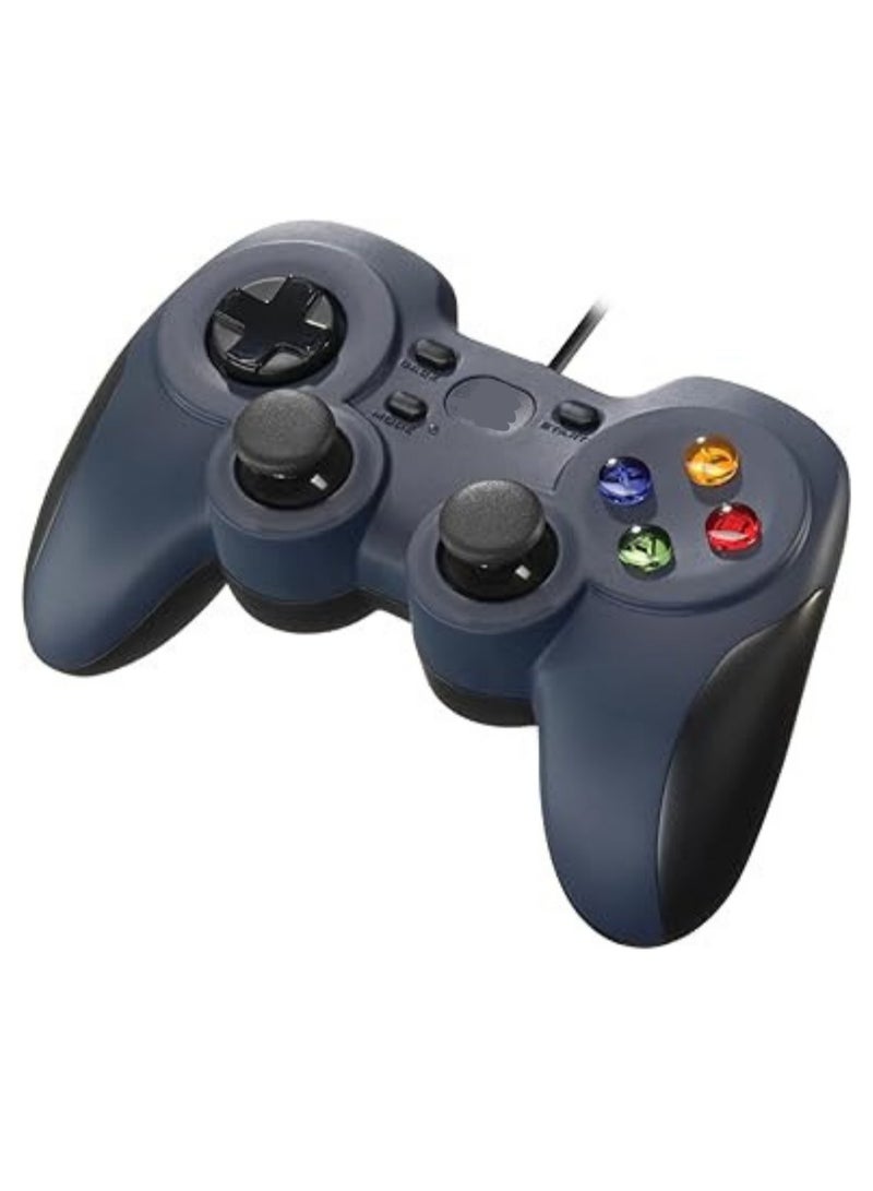 Wired Gamepad Controller G F310 | Console-Style Layout | 4-Way D-Pad | 1.8-Meter Cable | PC | Navy/Black - Image 1