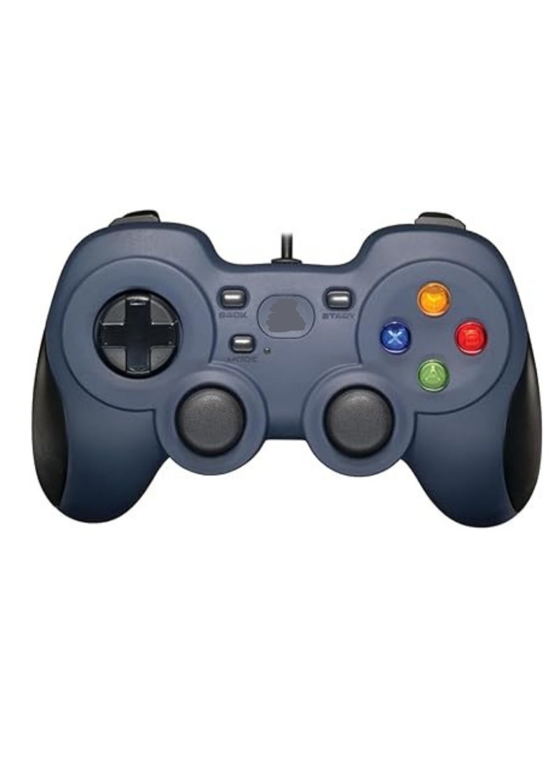 Wired Gamepad Controller G F310 | Console-Style Layout | 4-Way D-Pad | 1.8-Meter Cable | PC | Navy/Black - Image 2