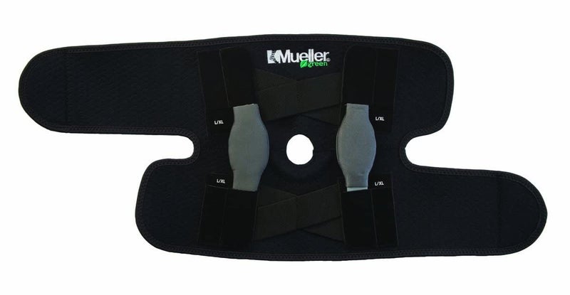 MUELLER Sports Medicine Green Self-Adjusting Hinged Knee Brace, Knee Pain Relief Support for Men and Women, Ideal for Arthritis, Sprains, Black, One Size - Image 3