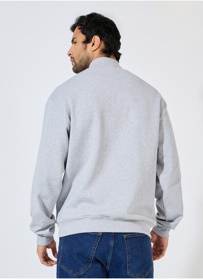 Half-Zip Relaxed Fit Fleece Sweatshirt with Front Seam Detail - pzsku/ZF0A334DAD1E8C28E8BC9Z/45/_/1728386060/44ca10d4-d628-49b3-8791-fcf1e60a9414