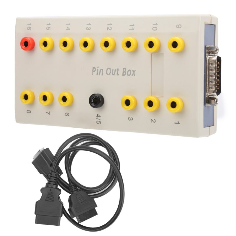 OBD2 Pin Out Box OBD2 Diagnostic Cable Quickly Switch Data Points Without Welding - Covers All Test Points Break Out Box for OBD2 Diagnostic System - Image 5