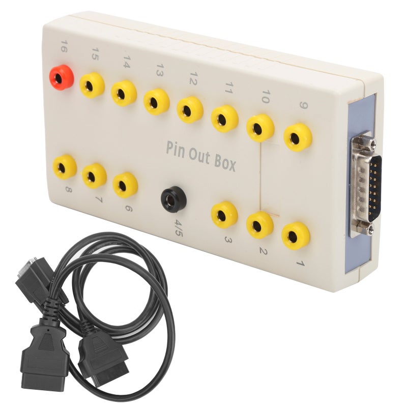 OBD2 Pin Out Box OBD2 Diagnostic Cable Quickly Switch Data Points Without Welding - Covers All Test Points Break Out Box for OBD2 Diagnostic System - Image 2