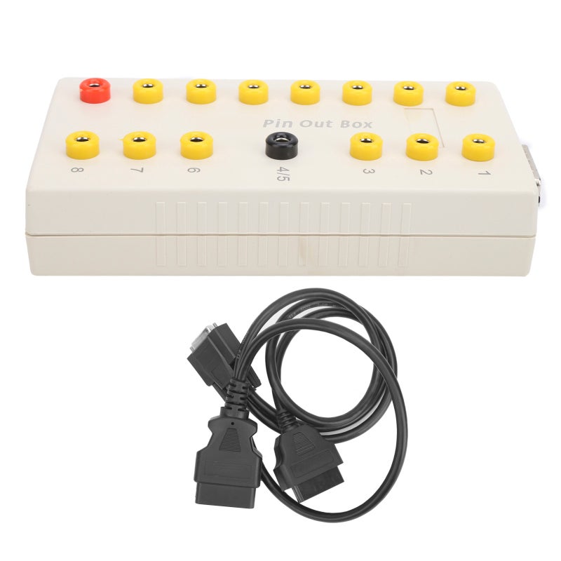 OBD2 Pin Out Box OBD2 Diagnostic Cable Quickly Switch Data Points Without Welding - Covers All Test Points Break Out Box for OBD2 Diagnostic System - Image 4