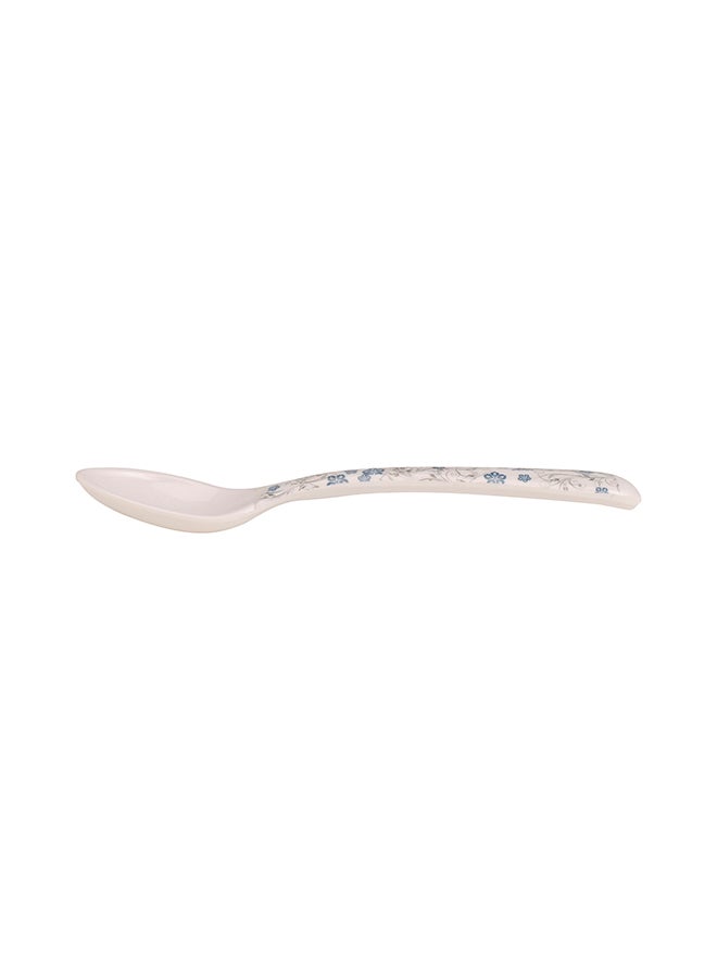 Royalford Melamine Ware Dessert Spoon, 7.5" Serving Spoon, RF10617 | Dinner Spoon | Food Grade Melamine Ware Spoon for Home, Kitchen or Restaurant White 7.5inch - Image 2