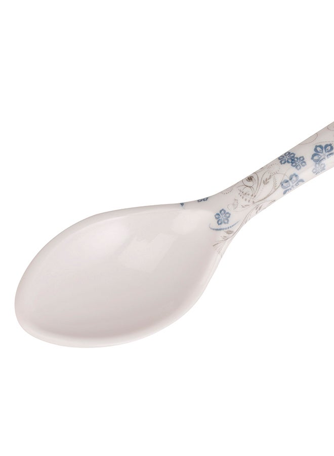 Royalford Melamine Ware Dessert Spoon, 7.5" Serving Spoon, RF10617 | Dinner Spoon | Food Grade Melamine Ware Spoon for Home, Kitchen or Restaurant White 7.5inch - Image 3