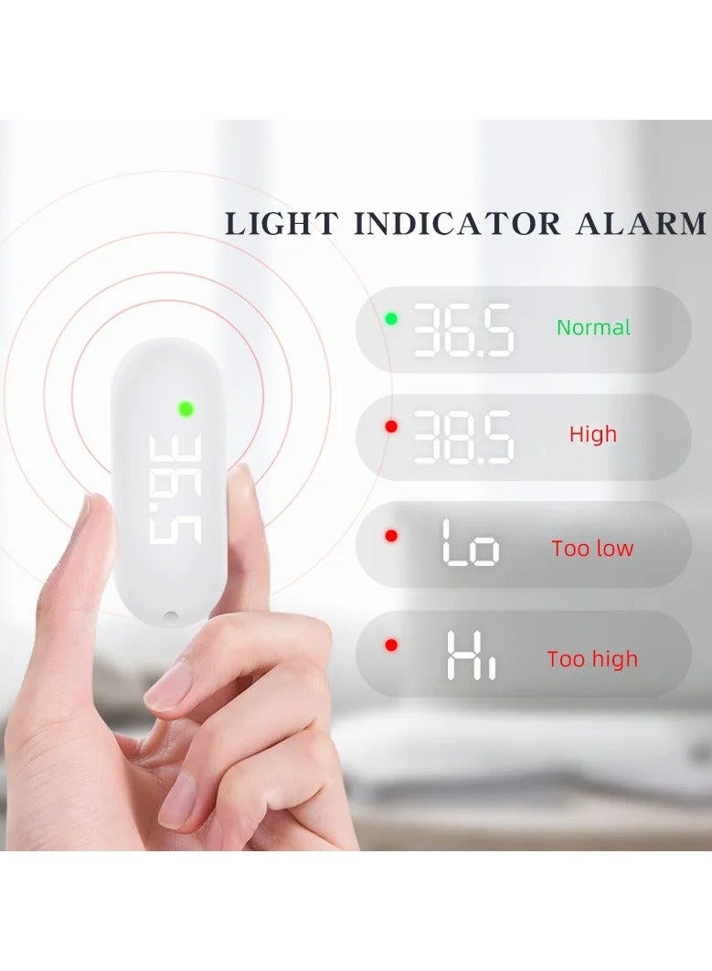 ارواق ميزان حرارة صغير للجبهة، ميزان حرارة رقمي لقياس درجة حرارة الجسم، جهاز قياس الحمى بالأشعة تحت الحمراء - Image 3