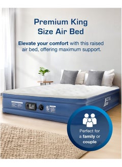 ACTIVE ERA Active Era Premium King Size Air Bed with Advanced Support System and Built-In Electric Pump - Raised 13-Inch Inflatable Mattress & Guest Bed for Camping, Moving, Travel  - Image 2