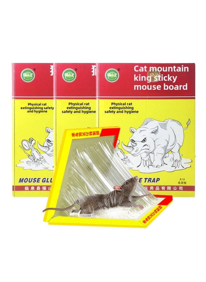 ماركة غير محددة - صائد الفئران من Cat Mountain King للاستخدام اليومي، مبيد للقوارض، غراء للفئران، ملصق فئران كبير للمنزل، شعار للبيع بالجملة - المواصفات: قطعة واحدة - Image 1