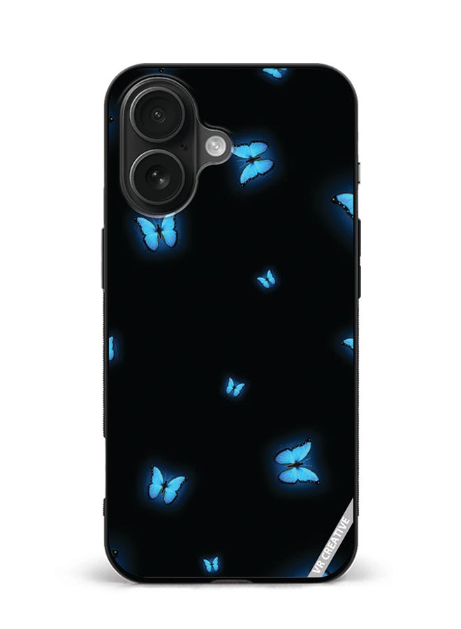 VR CREATIVE Protective Case Cover For Apple iPhone 16 Butterfly Design Multicolour