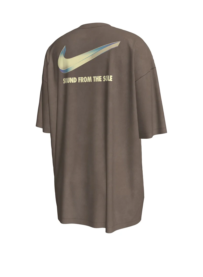 Nike brown Nsw Over-Sized T-Shirt for Women | Best Price UAE