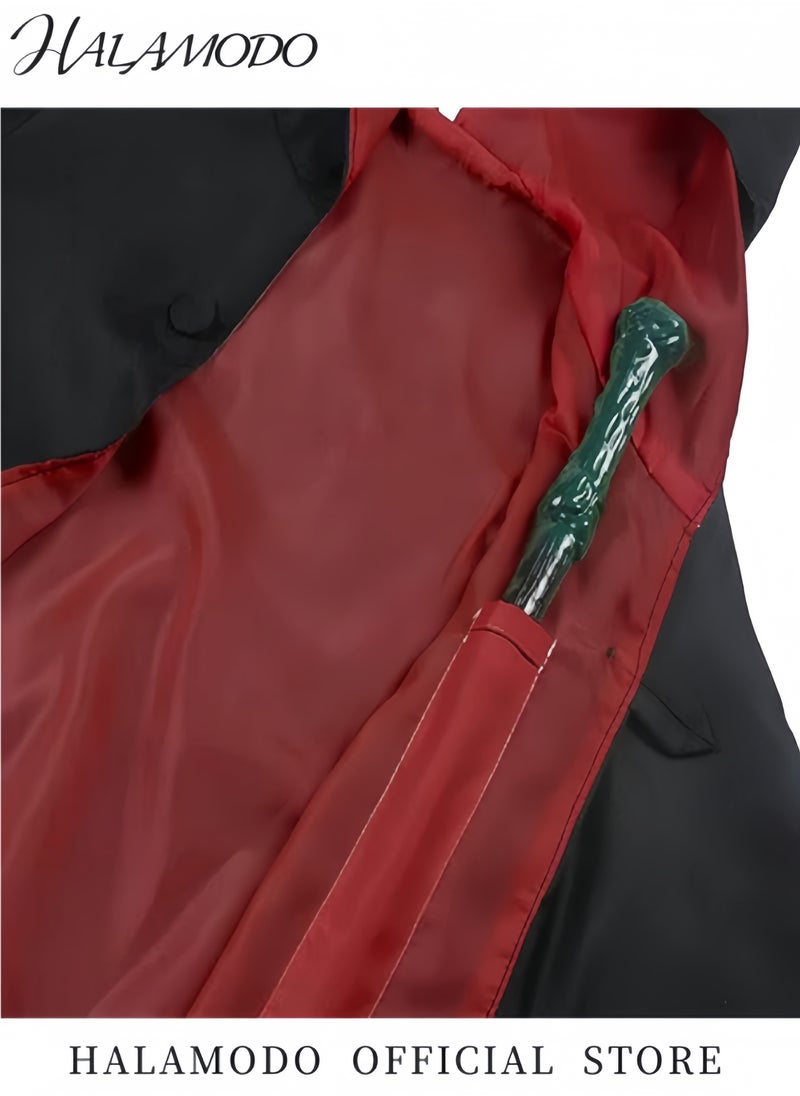 HALAMODO Kid's Magical Robe Harry Potter Robe Magician Hooded Cloak Costume Robe Cosplay Dress Up Accessory Halloween Robe Costume for Kids & Boys & Girls  - Image 4