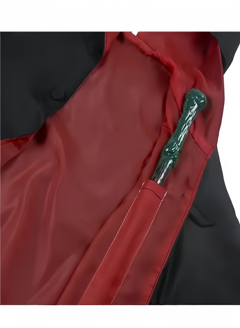 Halamodo Kid's Magical Robe Harry Potter Robe Magician Hooded Cloak Costume Robe Cosplay Dress Up Accessory Halloween Robe Costume for Kids & Boys & Girls - Image 4