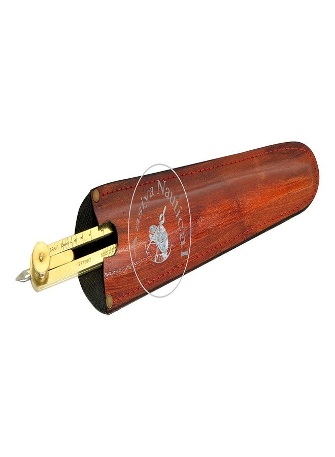 Aasiya Nautical Title: Aasiya Nautical Solid Brass Proportional Divider 9 Inch Survey Engineering Drafting Tool - Image 4