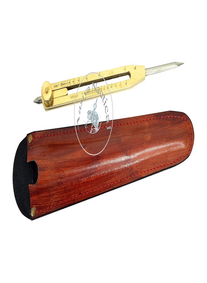 Aasiya Nautical Title: Aasiya Nautical Solid Brass Proportional Divider 9 Inch Survey Engineering Drafting Tool - Image 3