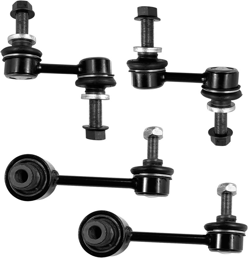 HHCM 4pc Front Rear Sway Bar Link Kit K750084 K750404 for Subaru Forester 2014-2018, Outback 2010-2014, Front Rear Stabilizer Bar End Links for Subaru Crosstrek 2016-2017, XV Crosstrek 2013-2015 - Image 1