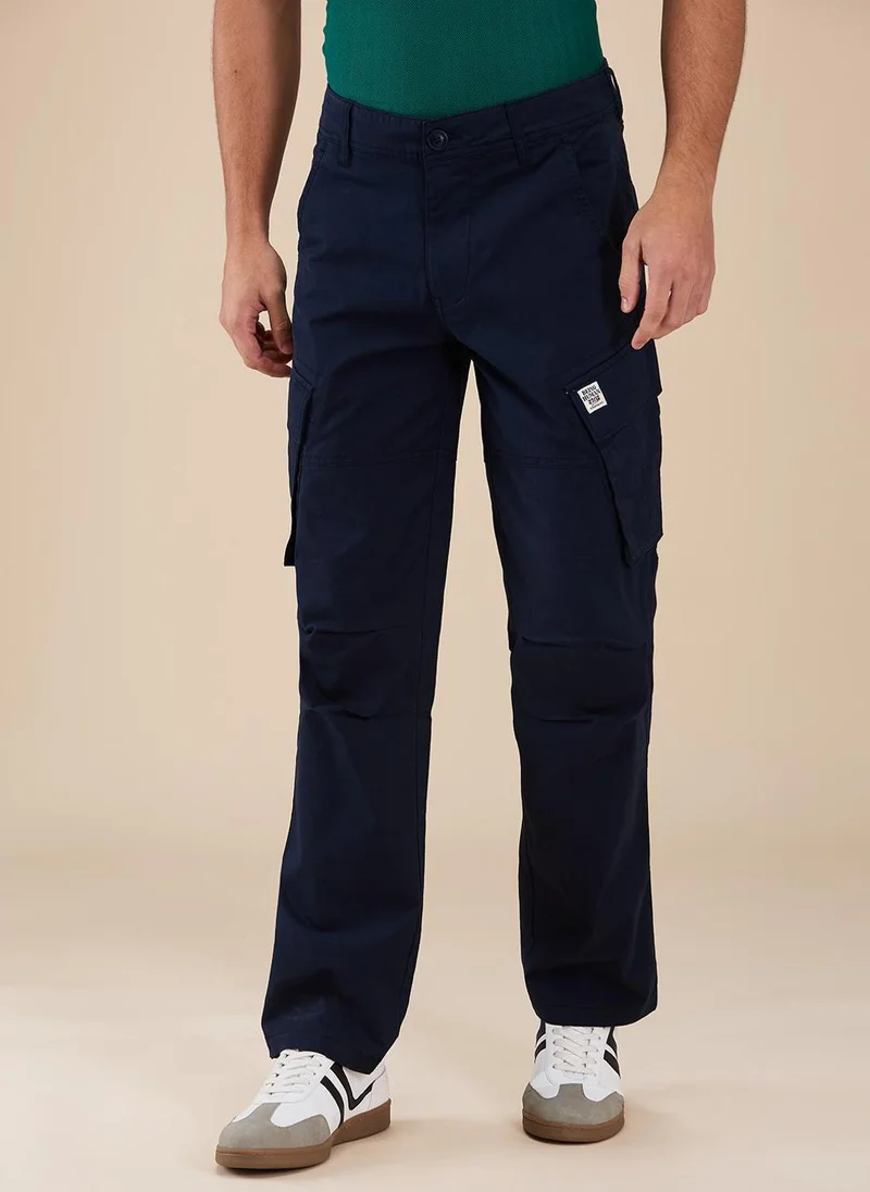بيينغ هيومان Men Mid-Rise Regular Fit Classic Cargos