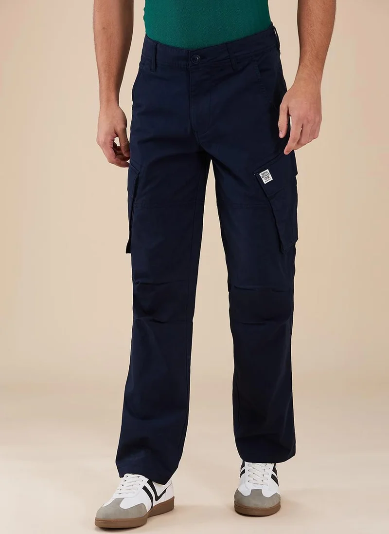 Men Mid-Rise Regular Fit Classic Cargos