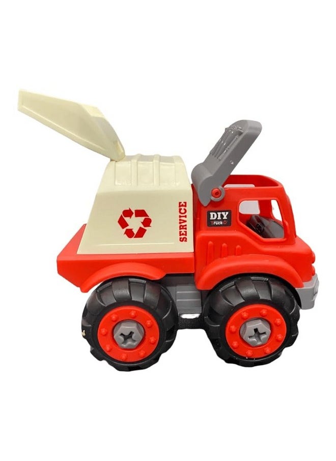 DIY Assembly Toy Set with Screwdriver Tools Playset, Educational Gift for Kids Boys Girls Child, Assembly Toy, Building Service Truck Toy  - Image 1
