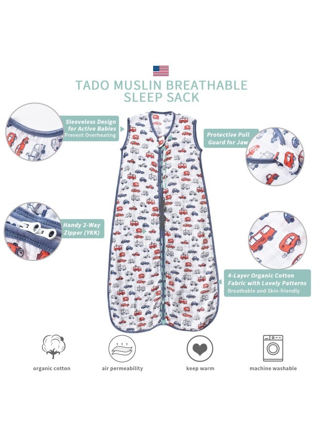 Toddlers Sleeping Sack 100 Organic Cotton Kids Wearable Blanket 0.5 Tog 2 4T - Image 5