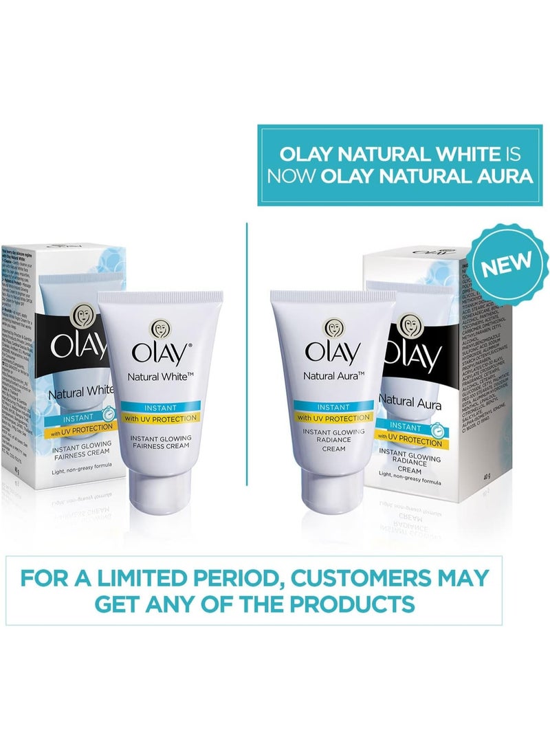 كريم ناتشورال أورا لإشراقة فورية 40 جرام مع حماية من الأشعة فوق البنفسجية - Image 4