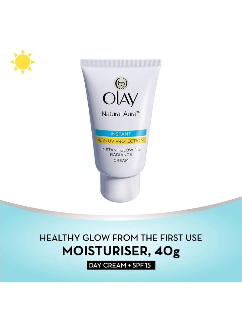 كريم ناتشورال أورا لإشراقة فورية 40 جرام مع حماية من الأشعة فوق البنفسجية - Image 2