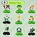 CANIPHA 9pcs Soccer Birthday Party Decorations Honeycomb Centerpieces with 3D Football Theme Party Supplies for Boys Kids Birthday Party - Image 4