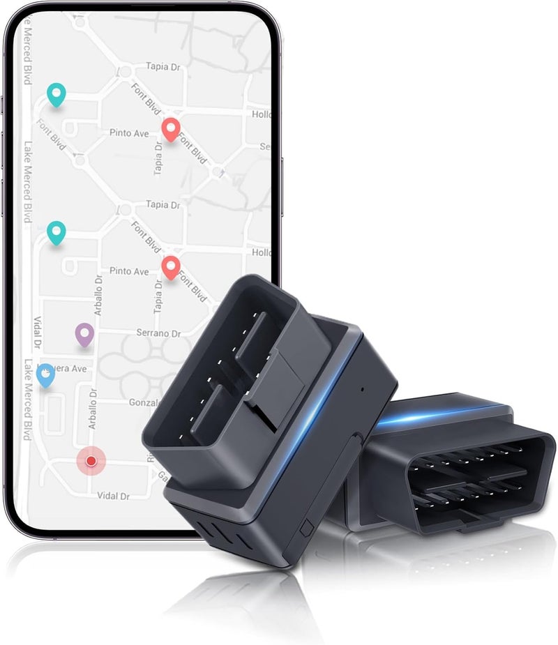 Careflection 4G LTE OBD GPS Tracker for Vehicles, Cars, Bikes, Real-time Location, Route History, Geofence, Multiple Alarms, No Activation Fees, No Monthly Fee, Family or Fleets - Image 1