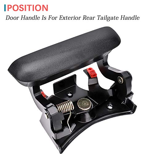 IRONTEK Tailgate Handle Latch and Bezel Trim fit for Chevrolet 1999-2006 Silverado 1500, for GMC 1999-2004 Sierra 2500 Pickup Truck 15997911 15228539 - Image 2