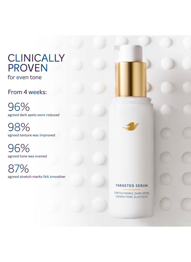 Dove - Dove Targeted Serum Multipurpose for Stretch Marks, Dark Spots, Uneven Skin Tone and Elasticity,with Tone Balance Complex, Niacinamide, Collagen Peptides and Natural Moisturizing Factors, 3.2 oz - Image 1