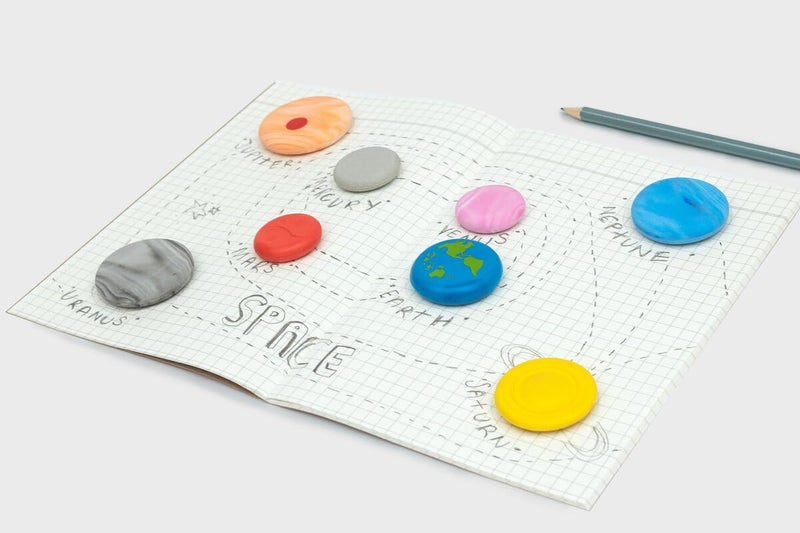 Suck UK Solar System Erasers - Set of 8 Mini Planet Erasers - Educational Outer Space Stationery & Budding Astrophysicists - Image 2