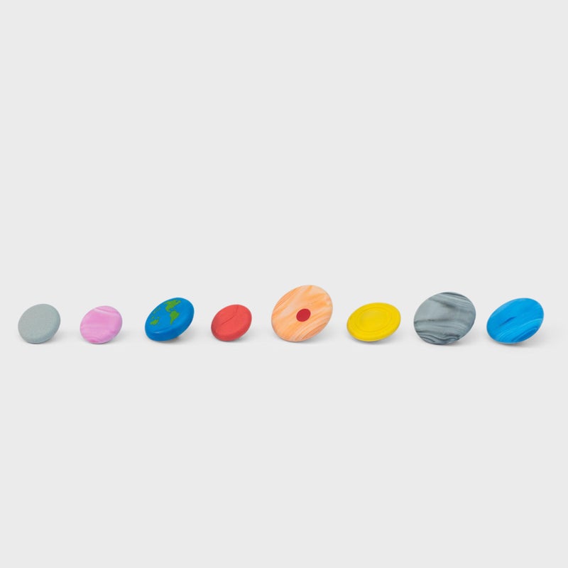 Suck UK Solar System Erasers - Set of 8 Mini Planet Erasers - Educational Outer Space Stationery & Budding Astrophysicists - Image 1