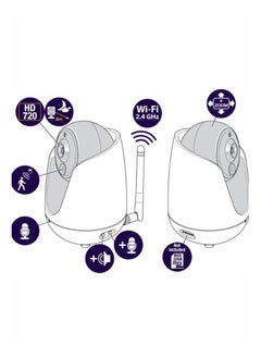 Yale Yale Smart Living Wipc-303W Home View Pan/Tilt And Zoom Ip Camera - White  - Image 5