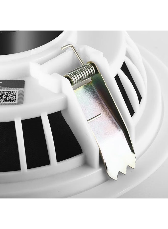 SAST S1-6 Constant Voltage Ceiling Speaker, Recessed Ceiling Audio System, Background Music For Suspended Ceilings, Embedded Public Address System For Shopping Malls And Stores, 6 Inches - Image 5