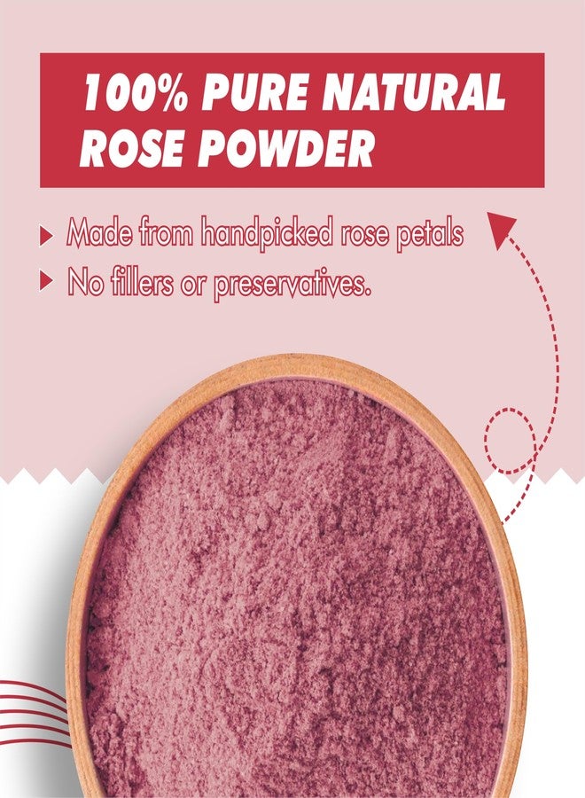 BRALCON Rose Powder, 100gm | Double Filtered Rose Petal Powder For Skin, Face Pack Mask | 100% Pure & Natural - Image 5