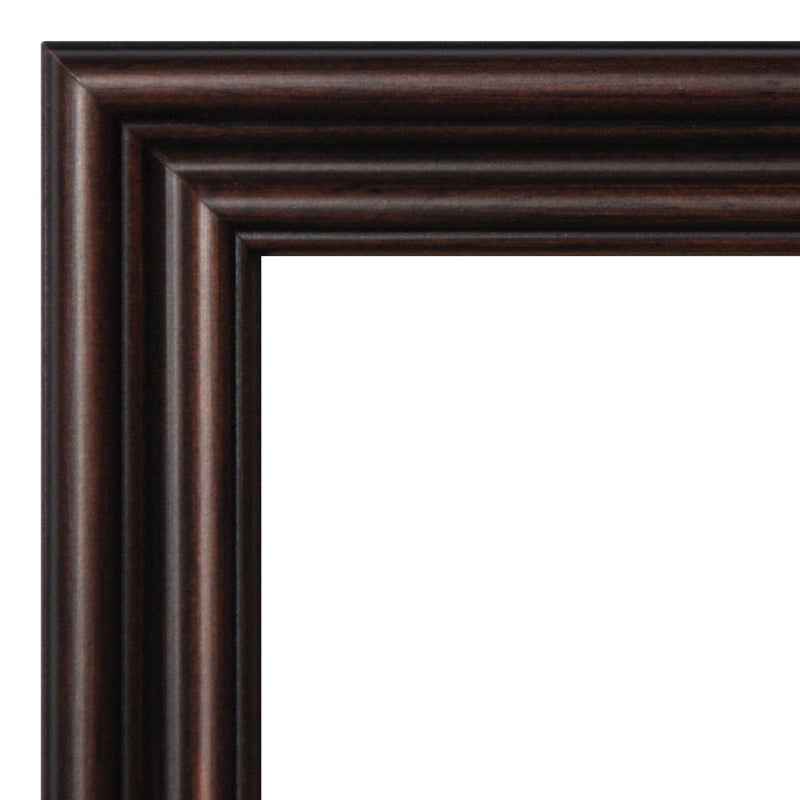 MCS 10pc Multi Pack Picture Frame Value Set - Two 8x10 Inch  Four 5x7 Inch  Four 4x6 In  Mahogany (65705) - Image 3